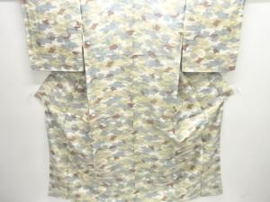 大正ロマン　抽象霞模様着物